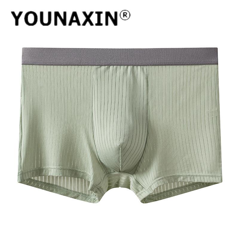 Big Size Men's Underwear Ice Silk Panties Boxer Briefs Underpants Boy Undies Undershorts Knickers L XL 2XL 3XL 4XL