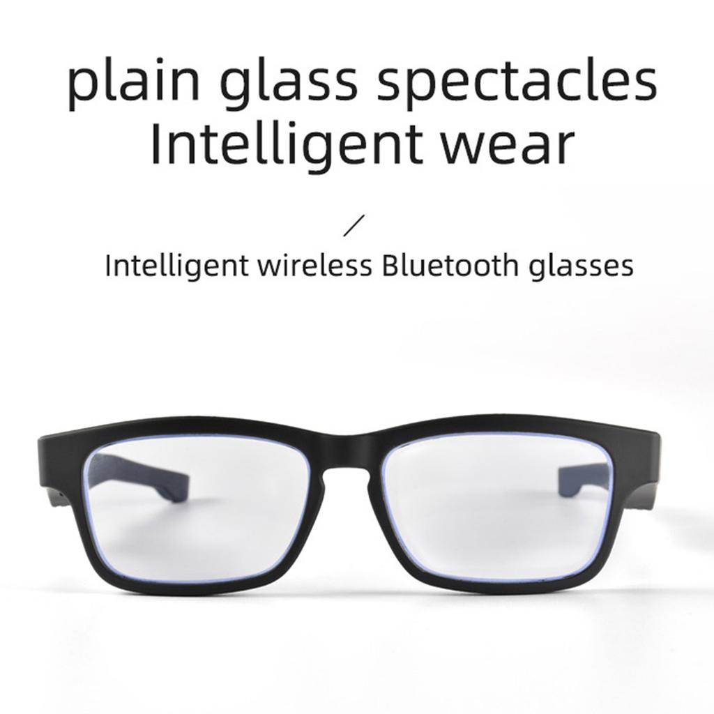 Bluetooth Glasses Blue Light Blocking Bluetooth 5.0 Metal Headphone Glasses for Travel Work