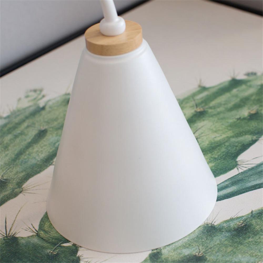 Living Room Iron Modern Nordic Wall Lamp Wood Bedside Wall Light Solid Color