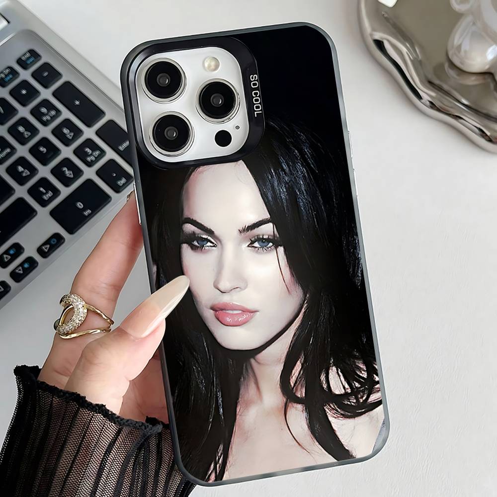 Jennifers Body Megan Fox Phone Case For iPhone 17,16,15,14,13,12,11,Pro,XS,Max,Plus,Mini,SE4,E Black Matte Shockproof Cover