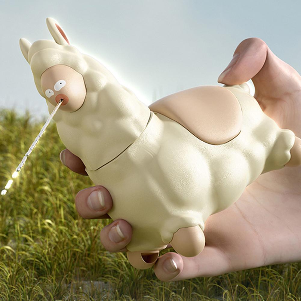 Children Cute Creative Alpaca Spray Water Gun Toys Summer Beach Pools Cartoon Sprinkling Water Toys For Kids Boys And Girls