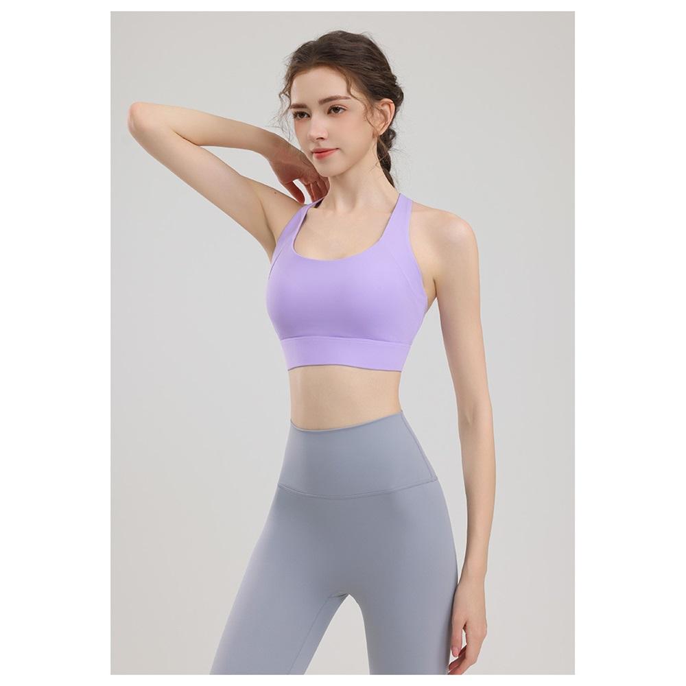 Advanced Professional Training Clothes, Running Sports Underwear, Yoga, Outdoor Cycling, Sweat Absorbing, Breathable Integrated Simple Bra