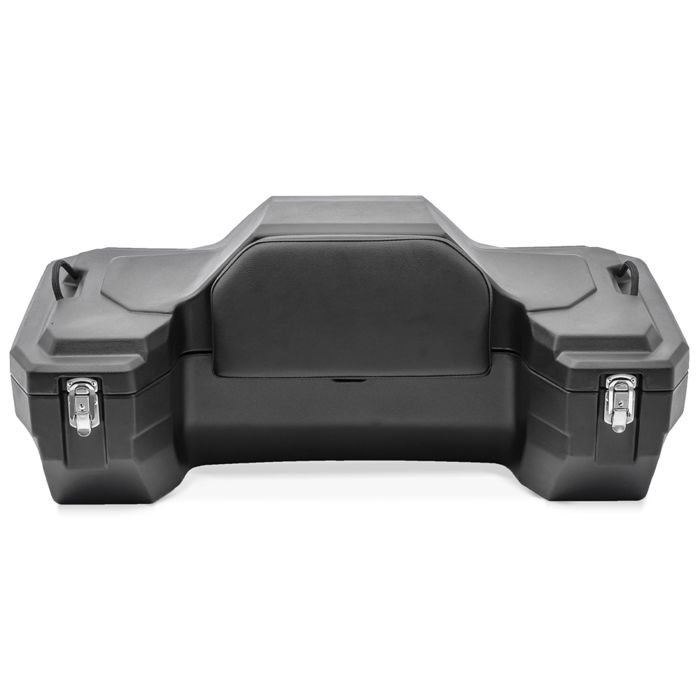 Top case 82 L Bagtecs QT3 pour Quad/ATV - Coffre arrière étanche noir avec dossier