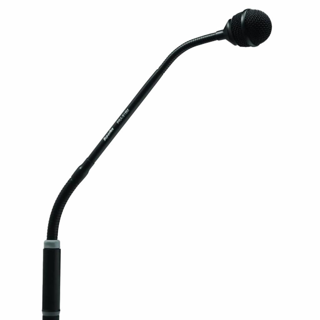 Superlux Gooseneck Dynamic Microphone, 60cm Type, Black, PRA618L
