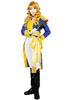 [NOOLOR] The Rose of Versailles Oscar Military Uniform, Captain of the Imperial Guard Cosplay Costume (M, Blue)