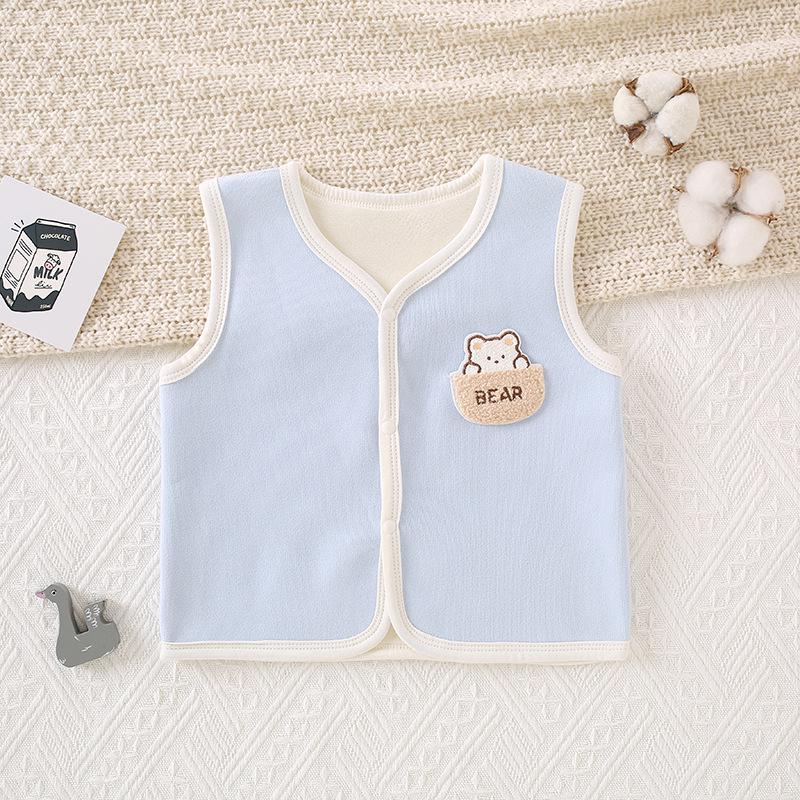 Super Soft German Velvet Infant & Toddler Vest - Warm Fleece Camisole for Spring & Autumn