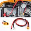 XT60 Female Plug to M8 O Ring Eyelet Terminal Plug Connector Cable 10AWG 50cm High Quality Silicone Wire for Car Battery Power