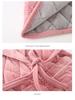 Extra Long Winter Couple's Robe: Thick Quilted Velvet Bathrobe for Men & Women