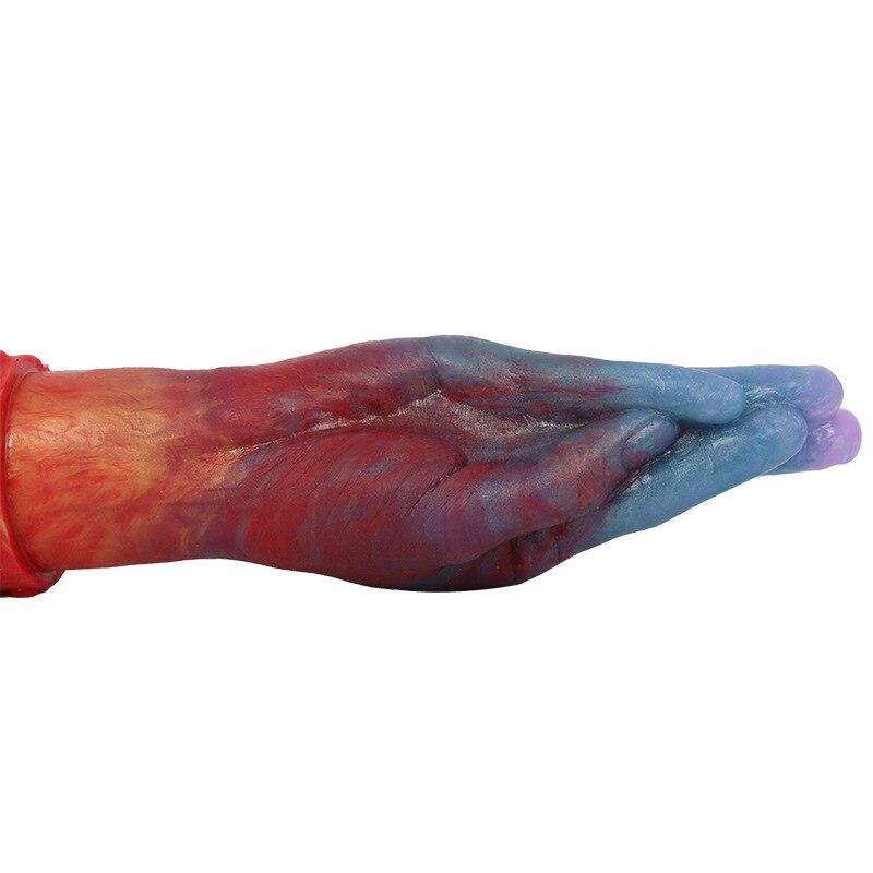 Prst dvojitý dildo anální kolík dildo fisting zařízení pro dospělé sexuální hračky realistický penis vibrační penis odsávání BDSM otrok