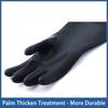 14"-22" Strapazierfähige Chemikalienbeständige Gummi-Schrubbhandschuhe Latex-Finger Gummi Säureölbeständig Latex Industrie-Arbeitshandschuhe