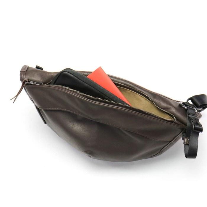 [Masterpiece] Face Leather Shoulder Bag 02870-l Black/10 Black(10)
