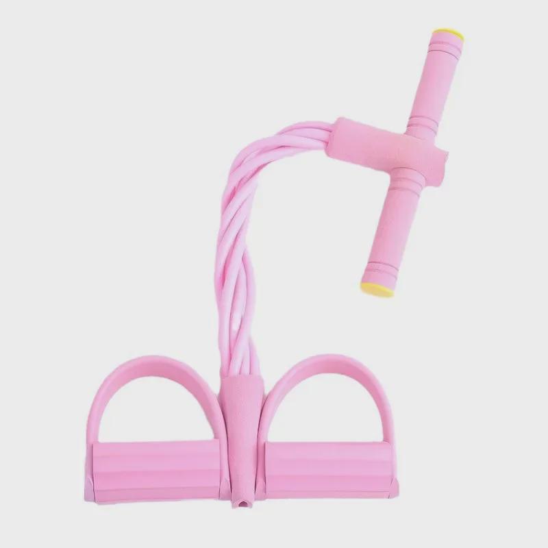 Six-Strand Sit-Up Assist Pedal: Belly & Leg Fitness Rope for Women