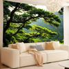 Green Pine Tree Forest Mountain View Nature Landscape Wall Tapestry Art Decor Home Interior Design Living Room Bedroom