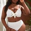 Women Bikini Sexy High Waist Bathing Suit Beach Swimwear Female Summer Swimsuit Plus Size 4XL