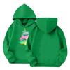 Children's Hoodies Loose Solid Color Hooded Sports Shirt Fashionable Sports Shirt