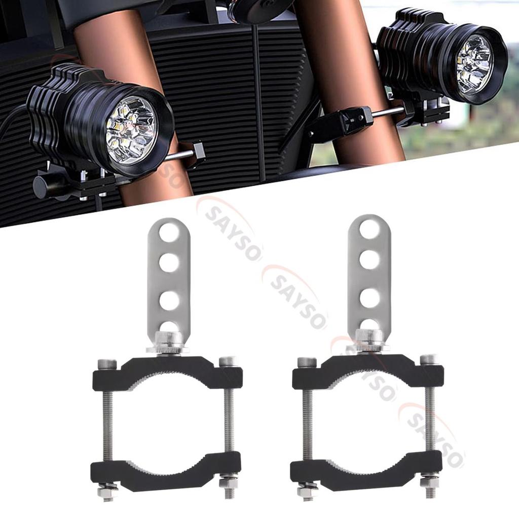0,7-2 Zoll Universal Motorrad Scheinwerferhalterung Modifizierte Stoßstangen Scheinwerferhalterung Zusatzscheinwerfer Verlängerungsstange Rahmen Zubehör
