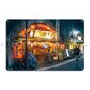 Shimbashi Tokyo Markhiggins Metal Sign Personalized Garage Mural Living Room Classic Tin Sign Poster