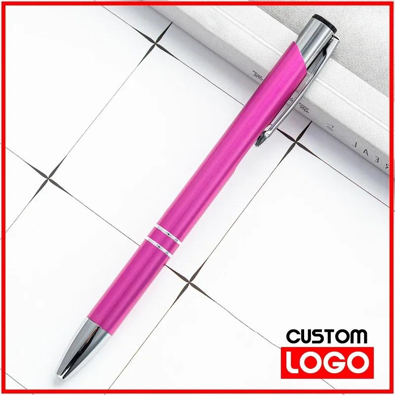 20-200 Pens Wholesale Hot Sell Custom Ballopint Pen Metal Ball Pen Support Print Logo Advertising Personalized Pen Advertising
