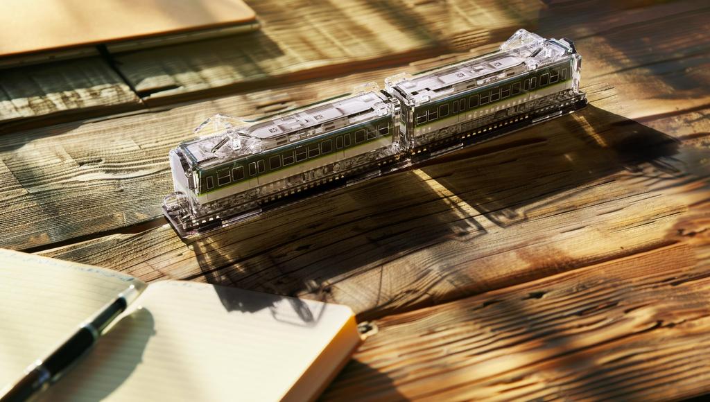 3D Akuden Keihan 600 Series (Set) Acrylic Railway Model Train Assembly Kit Crystal Gift Hobby Gift