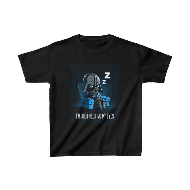 Star Wars Kids Cotton T-Shirts - Darth Vader Napping 110