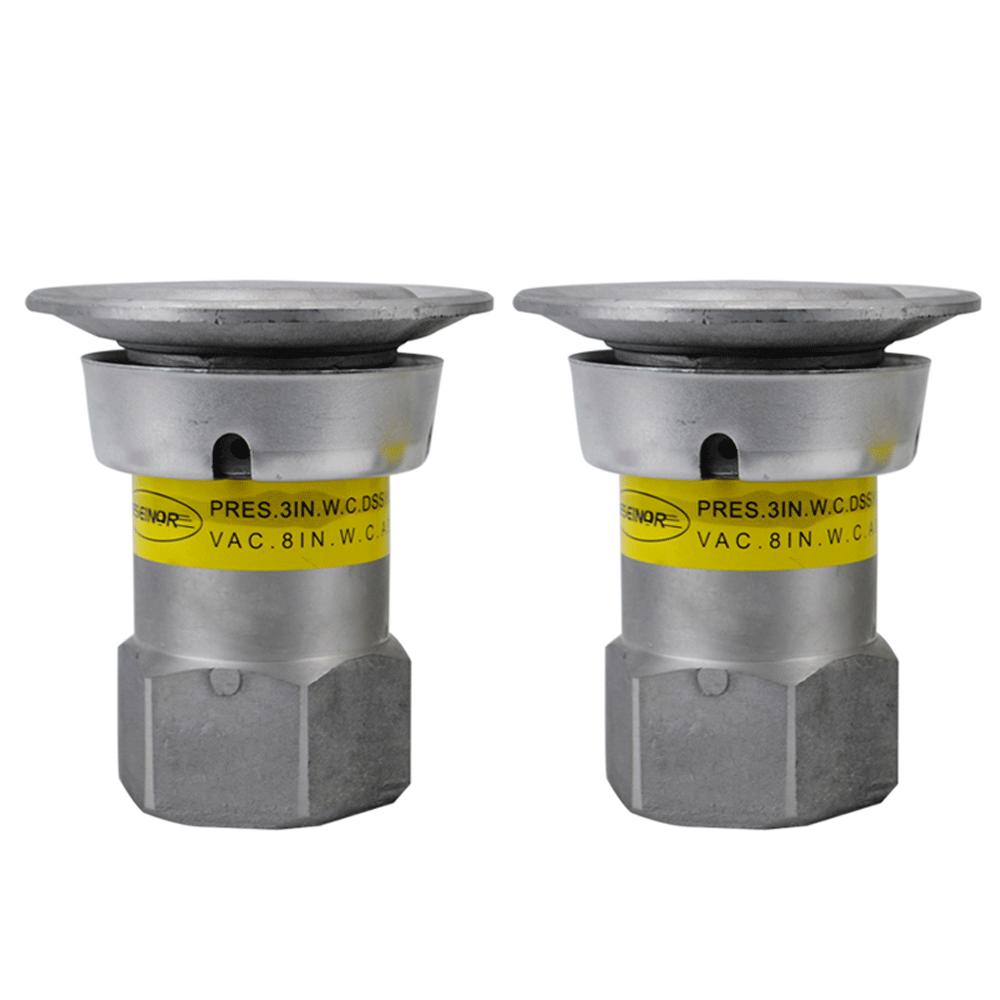 Vacuum pressure valve (DN50) breathable cap