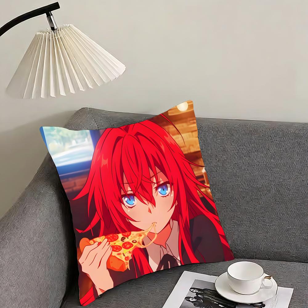 High School DxD anime Cushion Cover Reversible Plush Pillow Cover – For car, sofa, bedroom, perfect as a gift.