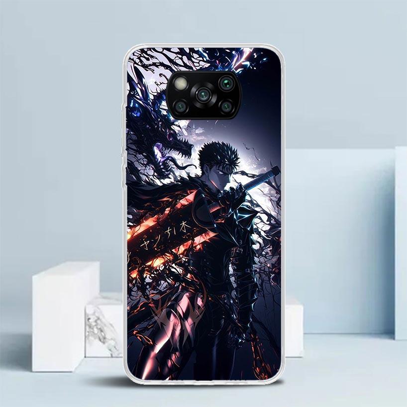 G-Guts B-Berserks Anime Soft Cover for Xiaomi Poco F7 Ultra X7 X6 X5 Pro M7 Phone Case Redmi 15 15C 13 13C 12 12C 10 10C Print S