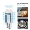 11pcs W1W LED T11 Car Lights Accessories COB Glass Interior Parts Bulbs 6111K White Auto License Plate Lamp Dome Read Light 11V