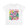 Tennis Mom Cotton Tee, Stylish Gift for Mothers Day
