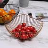Modern Minimalist Metal Petal Fruit & Snack Basket