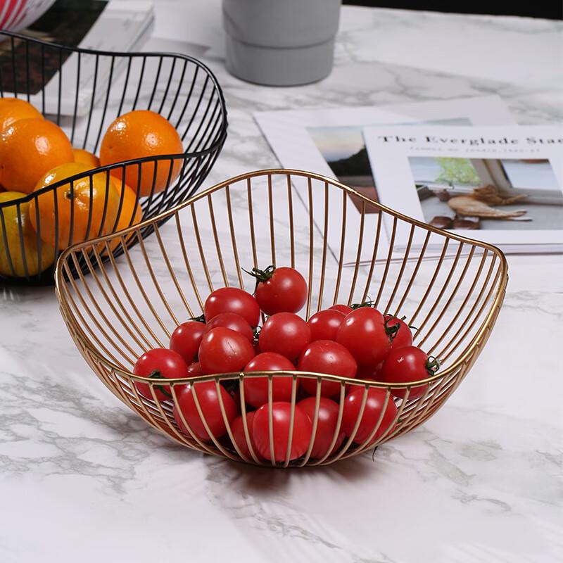 Modern Minimalist Metal Petal Fruit & Snack Basket