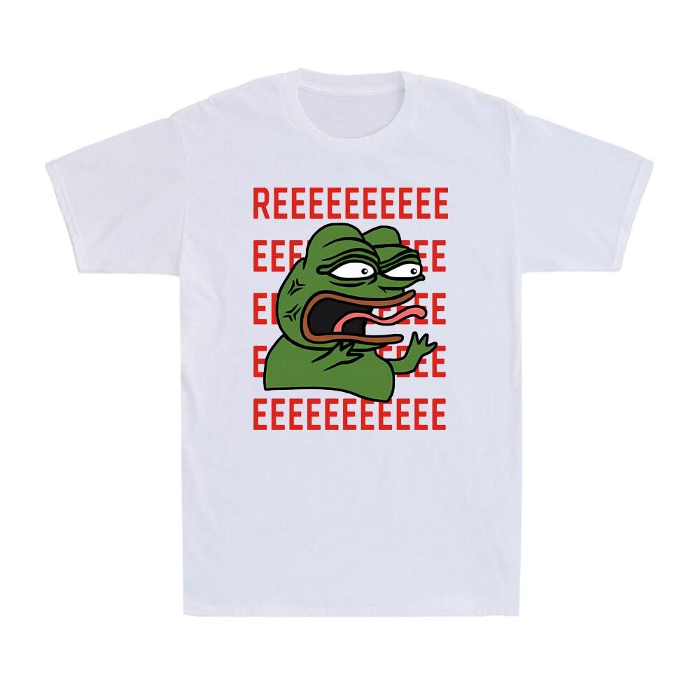 Men s and Women s T-shirts Pepe The Green Frog Animal Reeee Dank Meme Funny Novelty Gift XXXXL