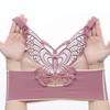 Women Back Butterfly Design Gathered Bra Adjustable Strap Sports Yoga Bra with Chest Pad