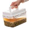 Kimchi-Behälter Luftdichte Kimchi-Box Fermentationsbehälter mit Griff & Deckel Klarer Kimchi-Presse Fermentations-Aufbewahrungsbehälter