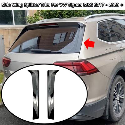 Spojler zadného okna auta Obloženie bočného rozdeľovača krídla vhodné pre príslušenstvo Volkswagen VW Tiguan MK2 2017 2018 2019 2020 +
