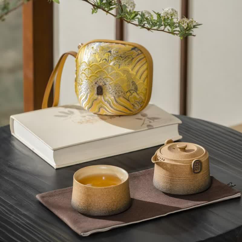 Wanqiantang Edenus Portable Ceramic Travel Tea Set