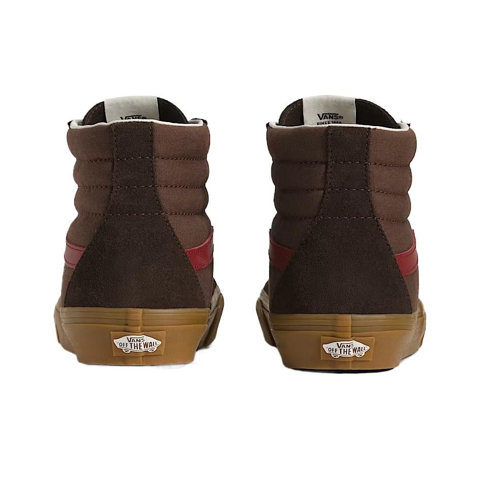 Vans Sk8-Hi Gum Simple Fashionable Intellectual Elegant High-Top Skate Shoes Unisex Skate Shoes VN000BW7BF0