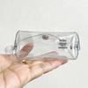Women's Transparent Coin & Charging Cable Handbag Keychain for Travel & Storage