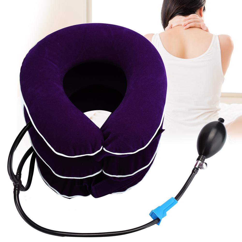 Inflatable Cervical Collar Adult Home Neck Stretching Devices Traction Support Brace