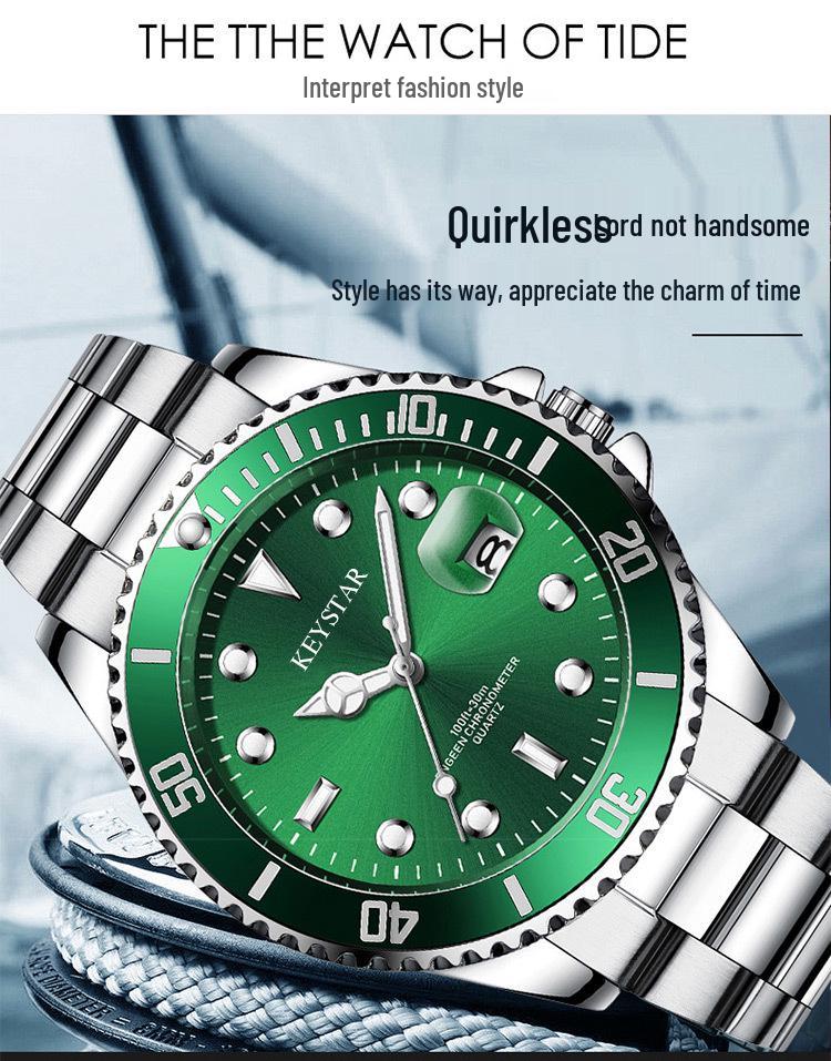 TMFPQ Automatic Waterproof Stainless Steel Men's Luminous Watch
