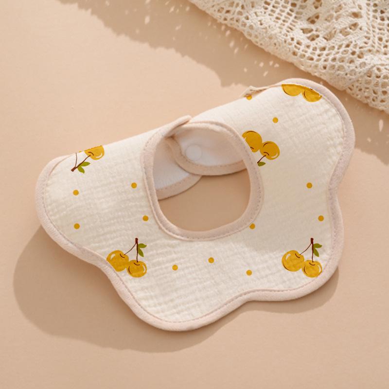 Pure Cotton Waterproof Baby Bibs for Boys - Newborn Feeding Drool Bibs