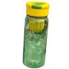Plastic Water Bottle Built in Tea Strainer Clear Body 650ml Sport Water Bottle for   Staff