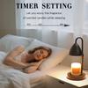 with Timer Dimmer Candle Warmer Lamp Bedroom Home Decor Adjustable Height Wax Melter with 2 Bulbs Aromatherapy Lamp