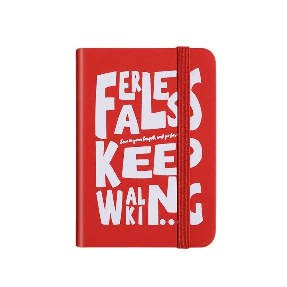 New Paper Printing Notebook Mini A7 Pocket Notebook Multifunction 192 Pages Notepad Home Office School красный