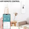 ZigBee Temperature Humidity Sensor Indoor Detector APP Real-time Monitoring Notification Alert Compatible Alexa Google Assistant