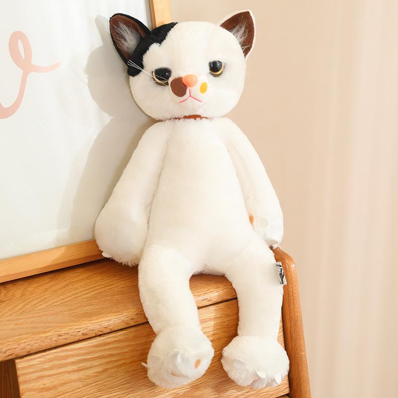 Japanese Funny Cat Plush Toy Doll Cross-border Personalized Stinky Face Cat Doll Simulation Cat Doll Gift