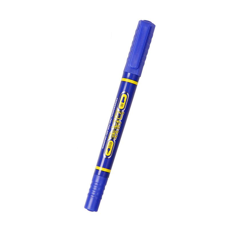 Bao Ke Dual-Tip Water-Based Marker Pen for Kids Art and Outlining синий