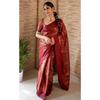 This Beautiful Saree Is Elegantly Decorated with Gorgeous Solid Jacquard Weave That Gives a Perfect Look To the Outfit.