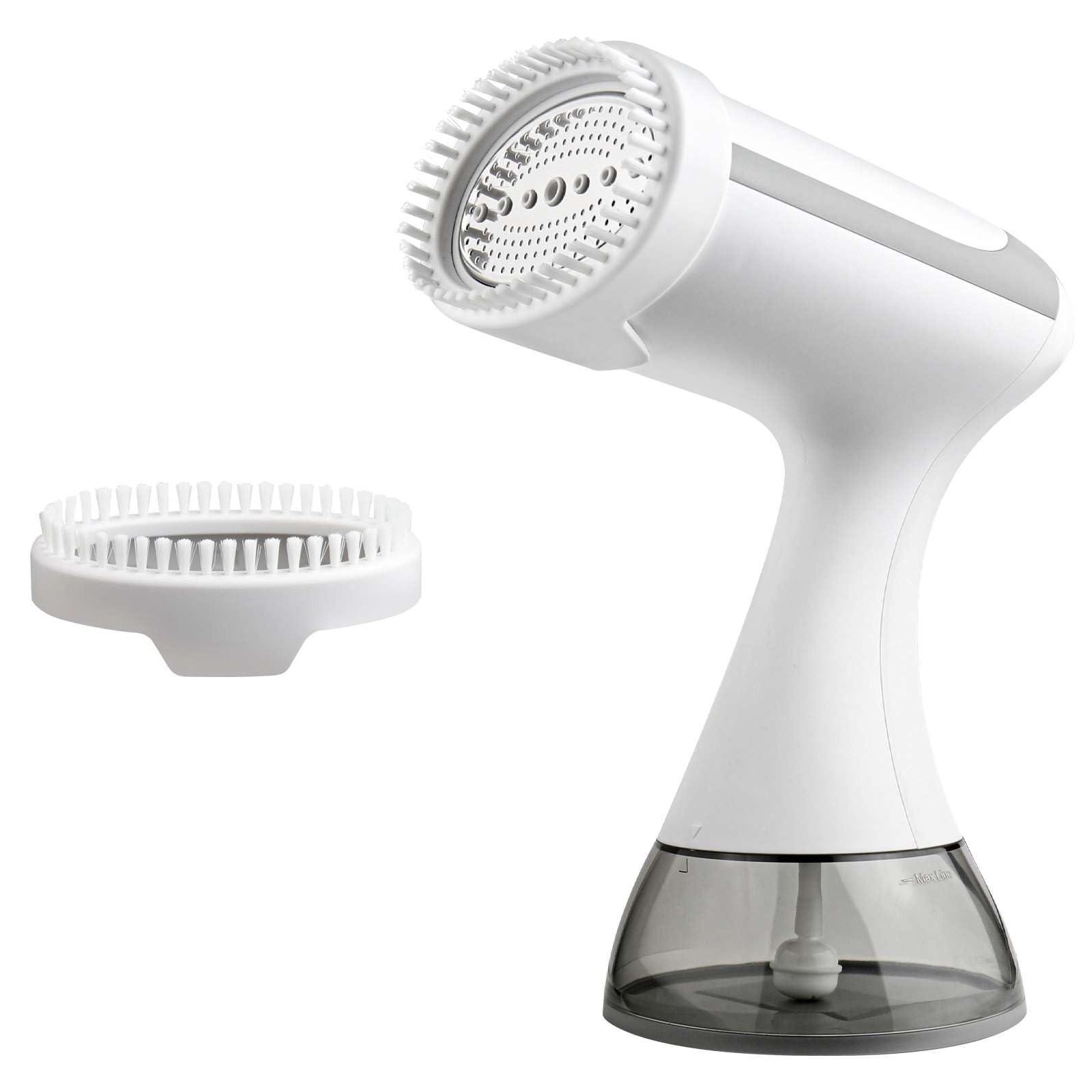 

Отпариватель для одежды, большой резервуар для воды на 350 мл для быстрого удаления морщин, подходит для всех тканей, прост в использовании, компактен и портативен, подходит для одежды One Size белый