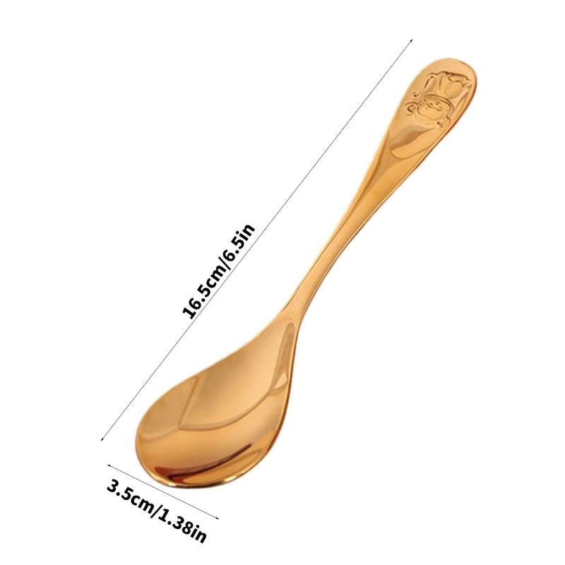 Premium Bronze Soup Spoon Features Detailed Chinese Birth Animal Engravings Ideal For Family Meals And Gift
